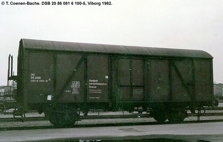 Sydjysk Kartoffelsektion - DSB 20 86 081 6 100-5 Sydjysk Kartoffelsektion - DSB 20 86 081 6 100-5