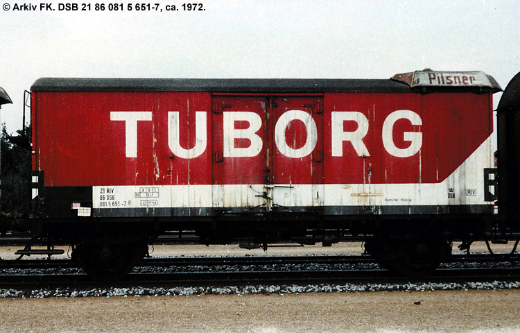 Tuborgs Bryggerier A/S - DSB 21 86 081 5 651-7