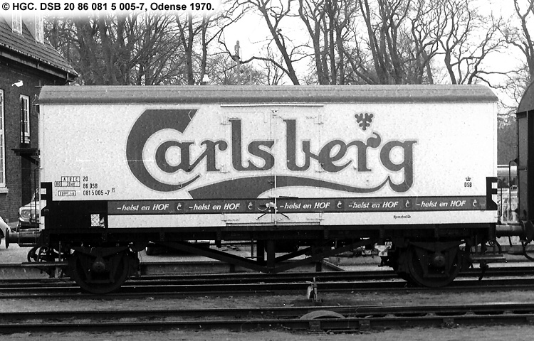 Carlsberg Bryggerierne - DSB 20 86 081 5 005-7
