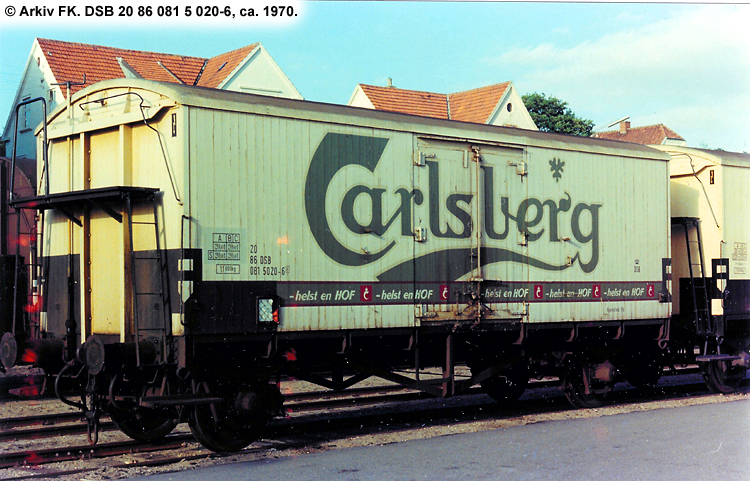 Carlsberg Bryggerierne - DSB 20 86 081 5 020-6