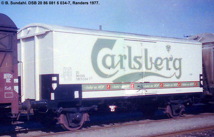 Carlsberg Bryggerierne - DSB 20 86 081 5 034-7