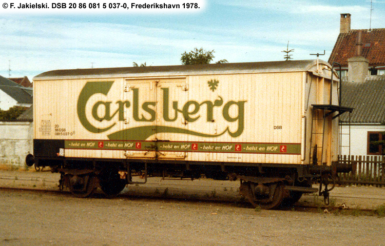 Carlsberg Bryggerierne - DSB 20 86 081 5 037-0