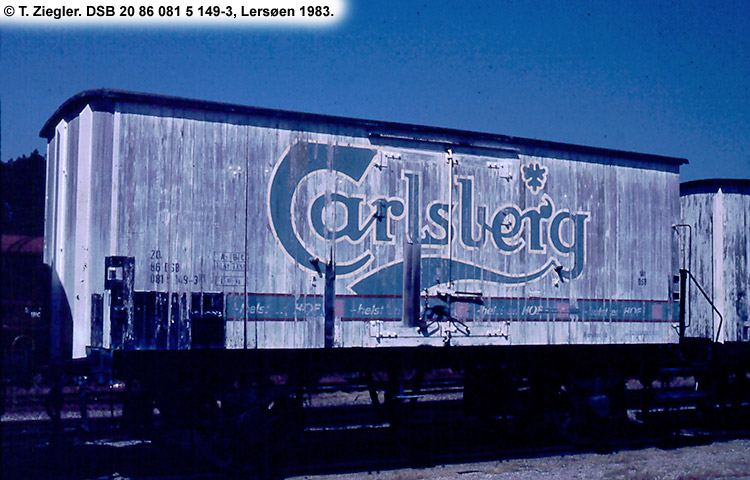 Carlsberg Bryggerierne - DSB 20 86 081 5 149-3
