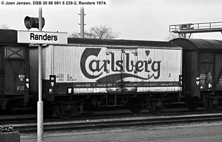 Carlsberg Bryggerierne - DSB 20 86 081 5 239-2