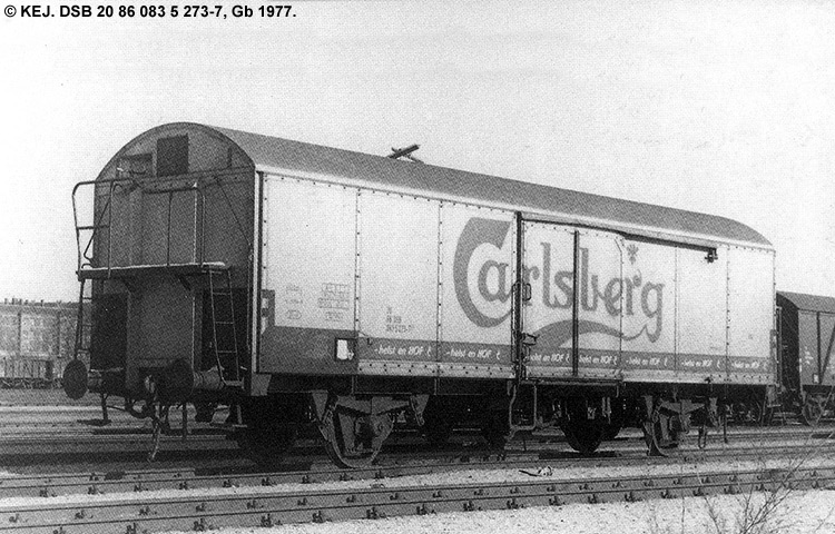 Carlsberg Bryggerierne - DSB 20 86 083 5 273-7