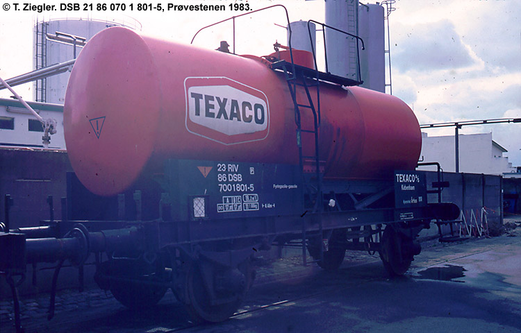 Texaco A/S - DSB 23 86 700 1 801-5