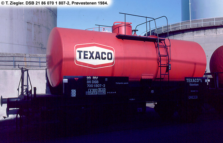 Texaco A/S - DSB 23 86 700 1 807-2