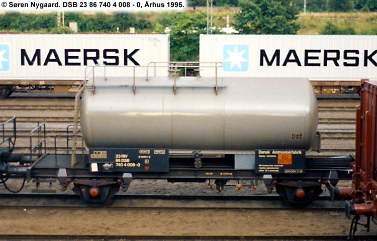 Dansk Ammoniakfabrik - DSB 23 86 740 4 008-0