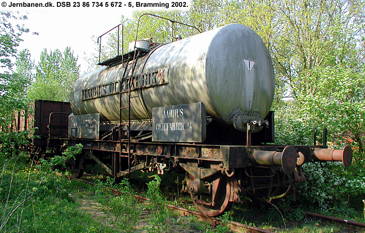 Århus Oliefabrik A/S - DSB 23 86 734 5 672-5