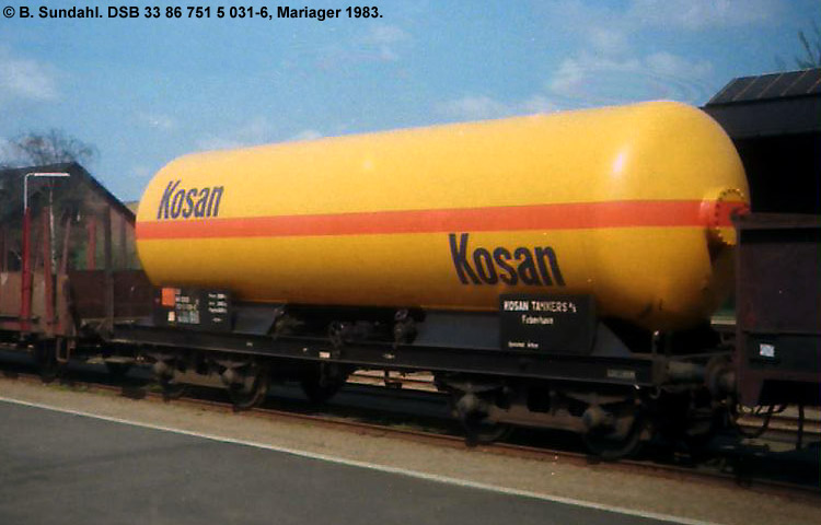 Kosan Tankers A/S - DSB 33 86 751 5 031-6
