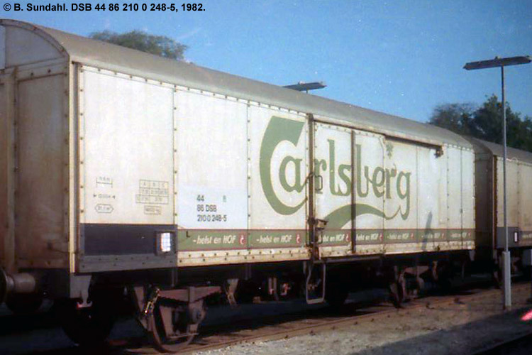 Carlsberg Bryggerierne - DSB 44 86 210 0 248-5 Carlsberg Bryggerierne - DSB 44 86 210 0 248-5