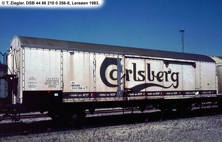 Carlsberg Bryggerierne - DSB 44 86 210 0 256-8