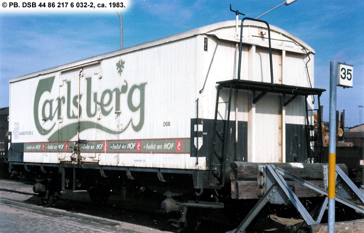 Carlsberg Bryggerierne - DSB 44 86 217 6 032-2