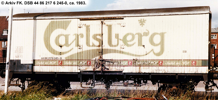 Carlsberg Bryggerierne - DSB 44 86 217 6 245-0