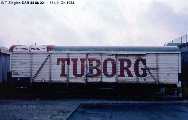 Tuborg Bryggerierne A/S - DSB 44 86 221 1 664-9