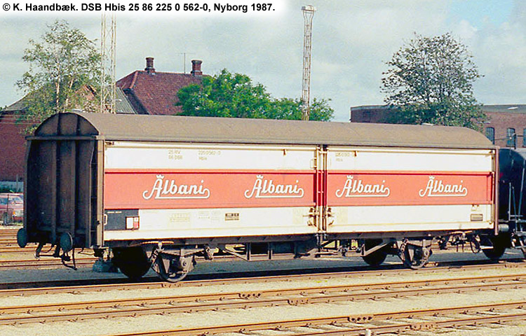 Albani Bryggerierne A/S - DSB 25 86 225 0 562-0 Albani Bryggerierne A/S - DSB 25 86 225 0 562-0