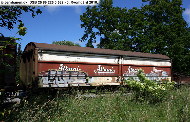 Albani Bryggerierne A/S - DSB 25 86 225 0 562-0 Albani Bryggerierne A/S - DSB 25 86 225 0 562-0