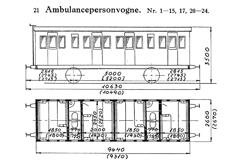 DSB Ambulancepersonvogn nr. 10