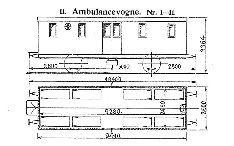 DSB Ambulancevogn nr. 11