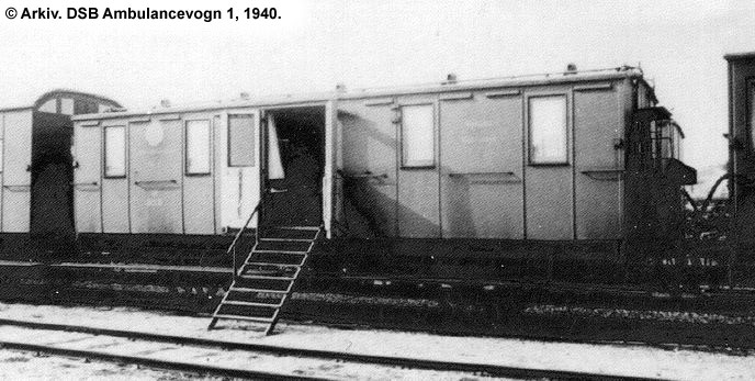 DSB Ambulancevogn nr. 1 DSB Ambulancevogn nr. 1