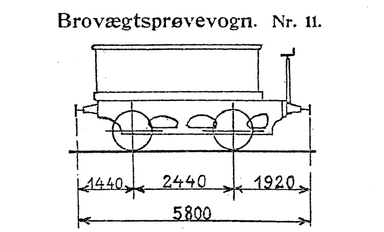 DSB Brovægtsprøvevogn nr. 11