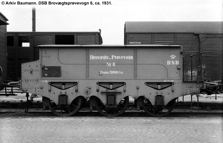 DSB Brovægtsprøvevogn nr. 6