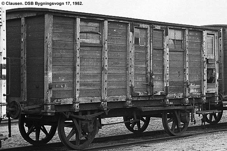 DSB Bygningsvogn nr. 17 DSB Bygningsvogn nr. 17