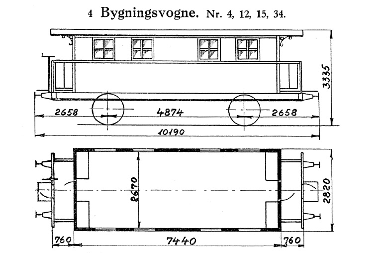 DSB Bygningsvogn nr. 34