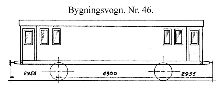 DSB Bygningsvogn nr. 46