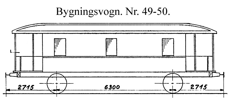 DSB Bygningsvogn nr. 49