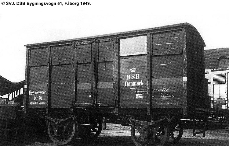 DSB Bygningsvogn nr. 51