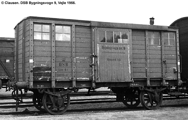 DSB Bygningsvogn nr. 9 DSB Bygningsvogn nr. 9