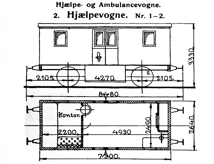 DSB Hjælpevogn nr. 1