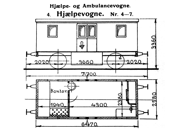 DSB Hjælpevogn nr. 5