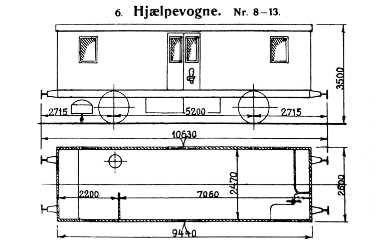 DSB Hjælpevogn nr. 8 DSB Hjælpevogn nr. 8