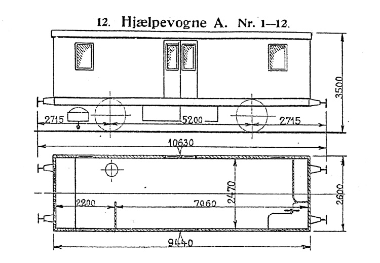 DSB Hjælpevogn A nr. 2