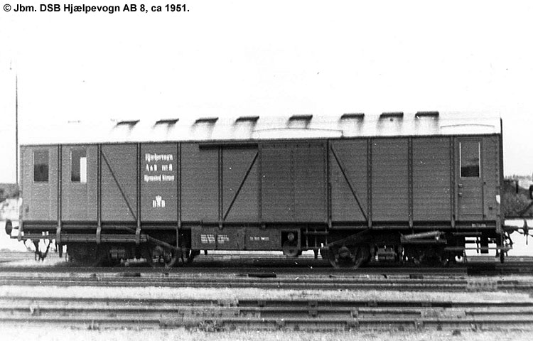 DSB Hjælpevogn A & B nr. 8 DSB Hjælpevogn A & B nr. 8