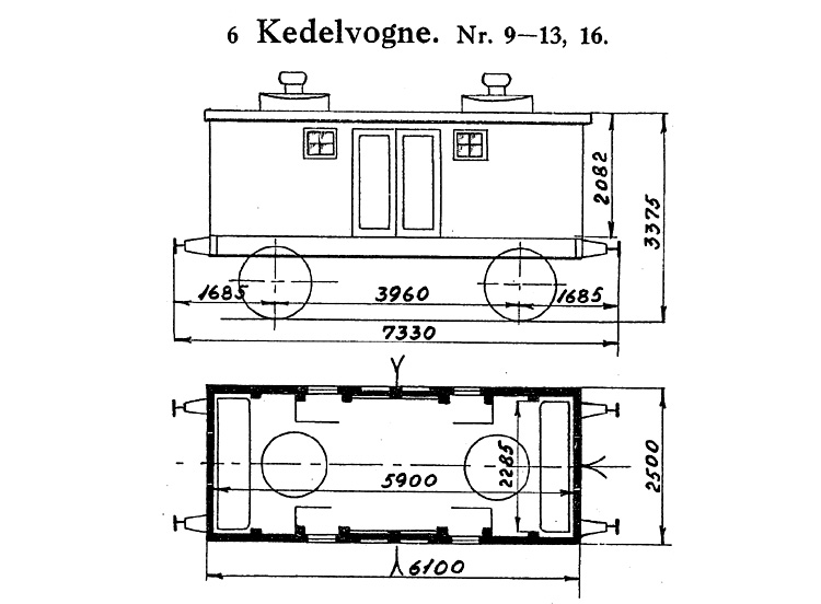 DSB Kedelvogn nr. 10