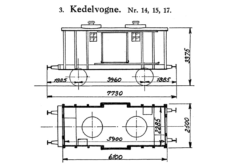 DSB Kedelvogn nr. 15