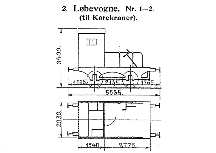 DSB Løbevogn for Kørekran nr. 2