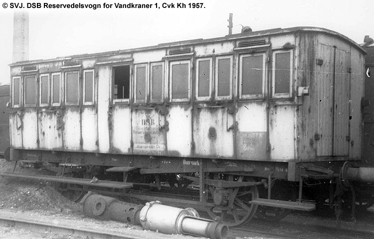 DSB Reservedelsvogn for Vandkraner nr. 1