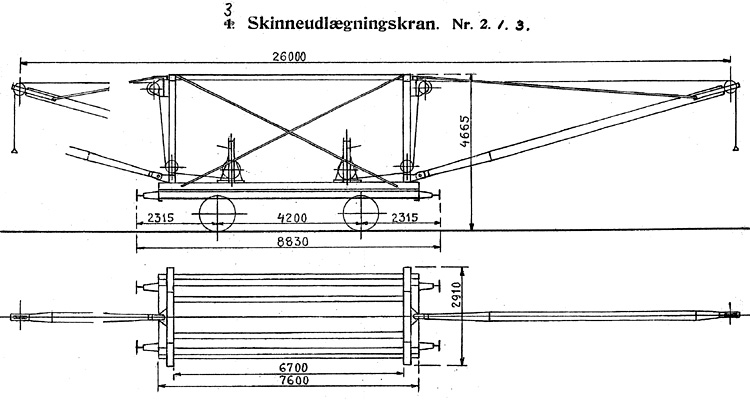 DSB Skinneudlægningskran nr. 1 DSB Skinneudlægningskran nr. 1