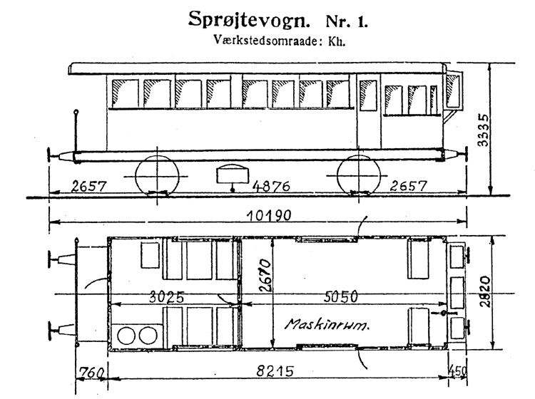 DSB Sprøjtevogn (ukrudt) nr. 1