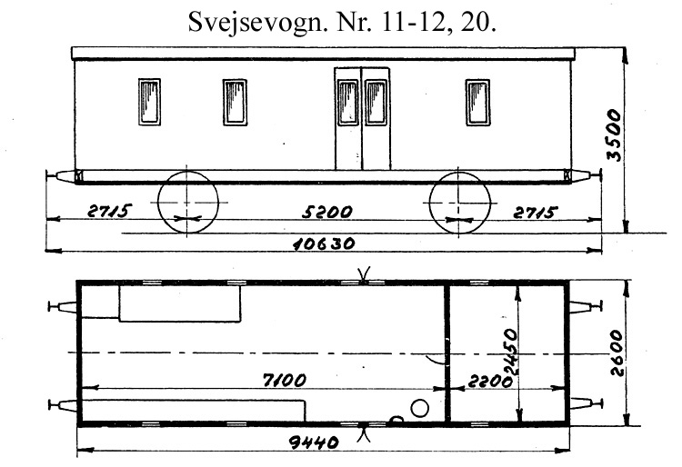 DSB Svejsevogn nr. 11 DSB Svejsevogn nr. 11