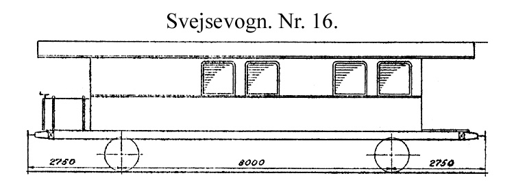 DSB Svejsevogn nr. 16 DSB Svejsevogn nr. 16