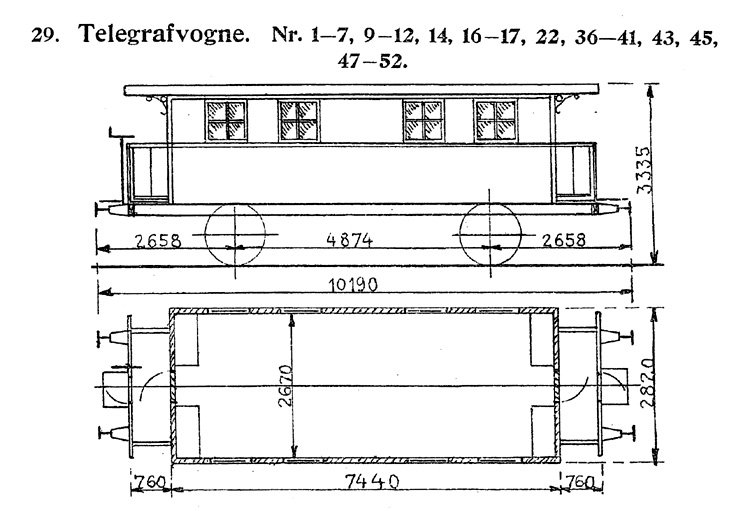 DSB Telegrafvogn nr. 12