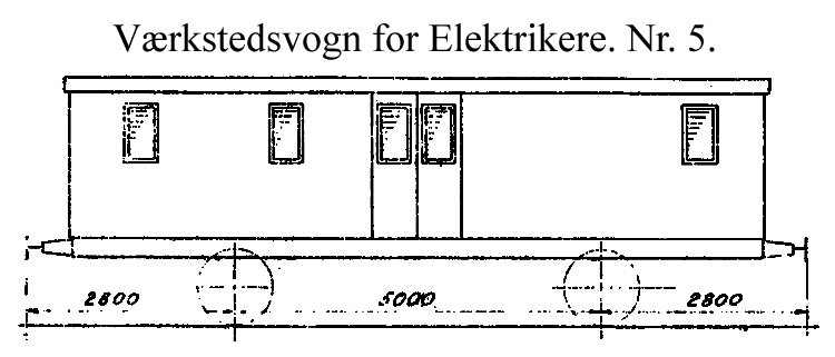 DSB Værkstedsvogn for Elektrikere nr. 5