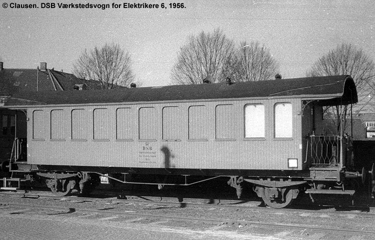 DSB Værkstedsvogn for Elektrikere nr. 6 DSB Værkstedsvogn for Elektrikere nr. 6