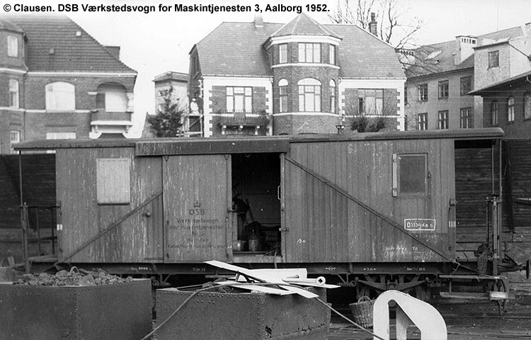 DSB Værkstedsvogn for Maskintjenesten nr. 3