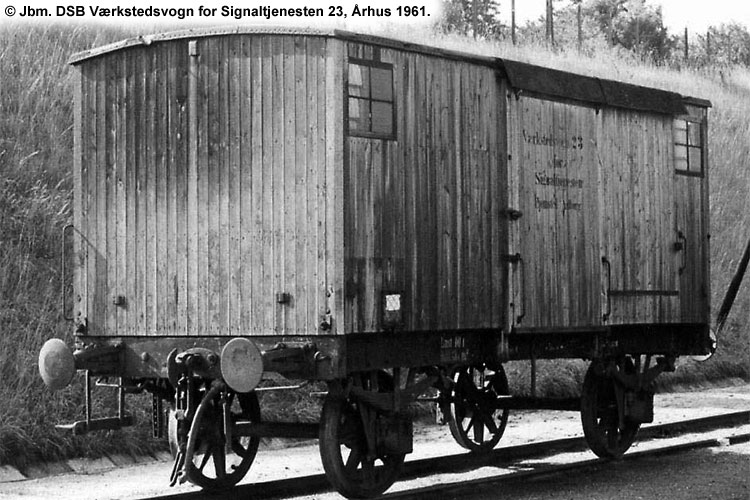DSB Værkstedsvogn for Signaltjenesten nr. 23